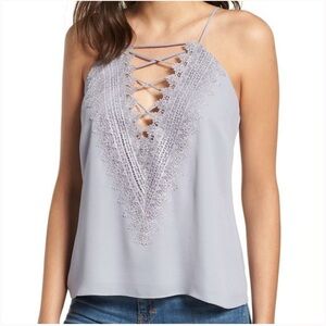 NWOT WAYF Posie Camisole Top in Gray